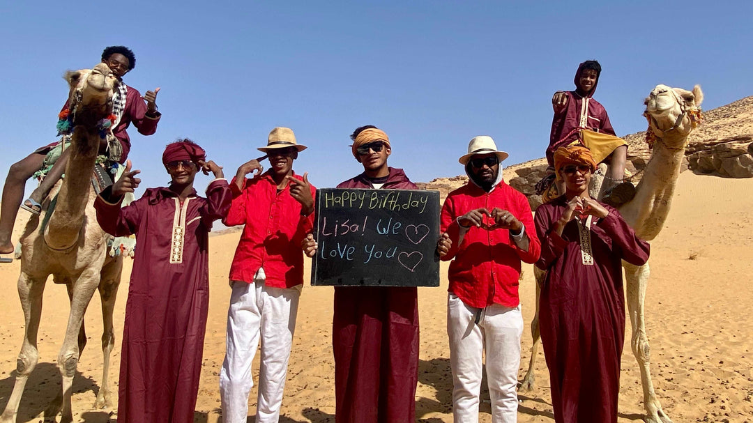 Greetings video from Sahara Desert