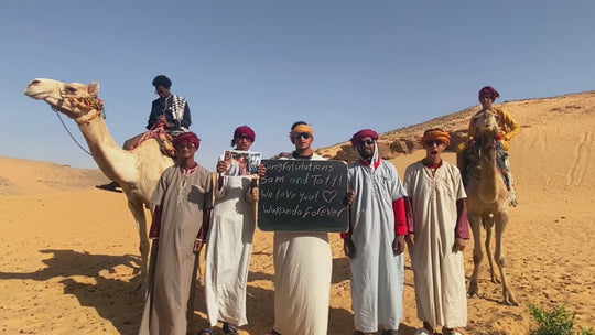 Greetings video from Sahara Desert