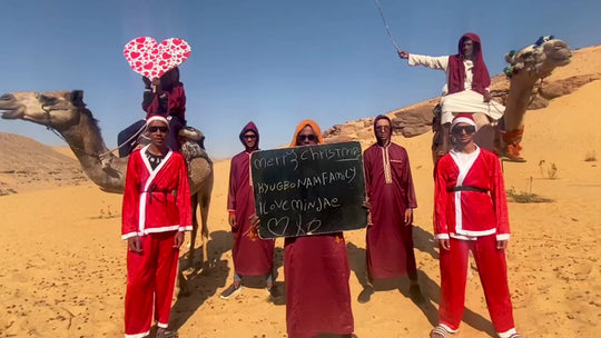 Christmas greetings from Sahara Desert